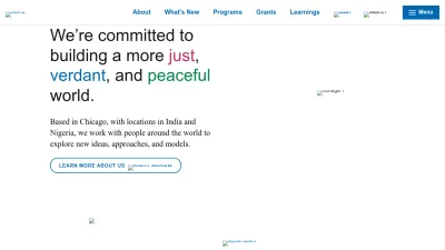 Screenshot of Macfound.org