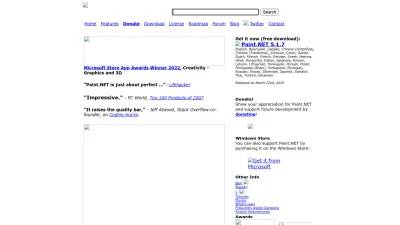 Screenshot of Getpaint.net