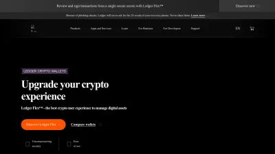 Screenshot of Ledger.com