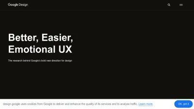 Screenshot preview of design.google