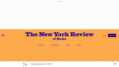 Screenshot preview of nybooks.com