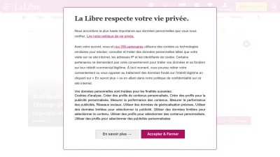 Screenshot of Lalibre.be
