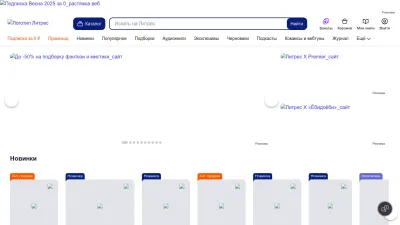 Screenshot preview of litres.ru