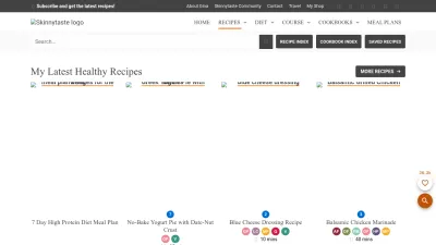 Screenshot preview of skinnytaste.com