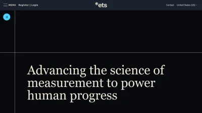 Screenshot of Ets.org
