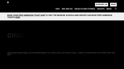 Screenshot of Sciencemuseum.org.uk