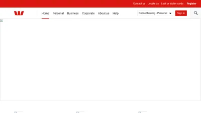 Screenshot of Westpac.com.au