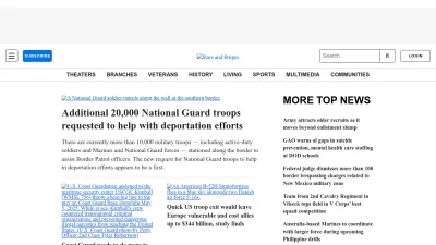 Screenshot of Stripes.com