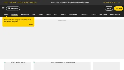 Screenshot preview of outsideonline.com