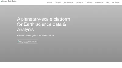 Screenshot of Earthengine.google.com