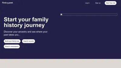 Screenshot of Findmypast.co.uk