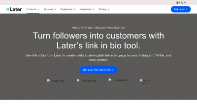 Screenshot of Linkin.bio
