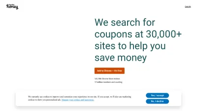 Screenshot preview of joinhoney.com