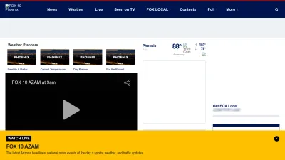 Screenshot preview of fox10phoenix.com