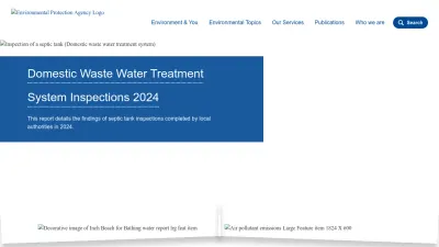 Screenshot of Epa.ie