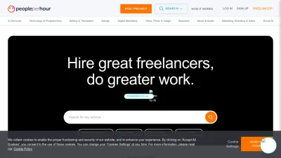 Screenshot of Peopleperhour.com