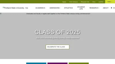 Screenshot preview of pdx.edu
