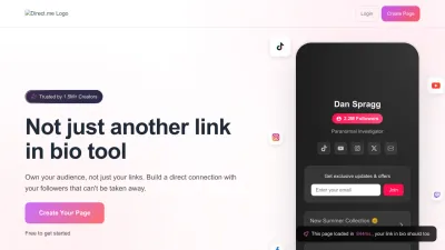 Screenshot of Direct.me