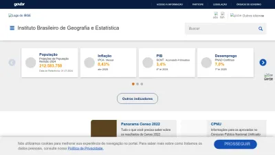 Screenshot preview of ibge.gov.br