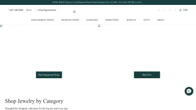 Screenshot preview of brilliantearth.com