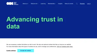 Screenshot preview of theodi.org