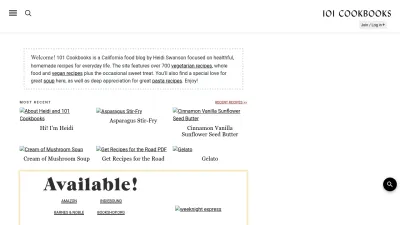 Screenshot preview of 101cookbooks.com