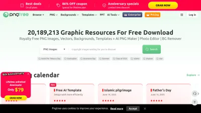 Screenshot of Pngtree.com