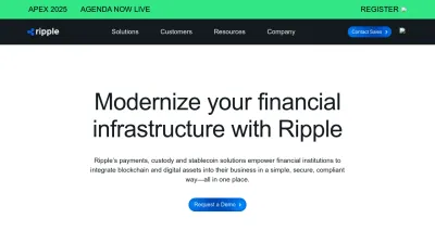 Screenshot preview of ripple.com