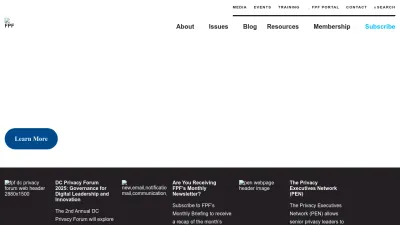 Screenshot of Fpf.org
