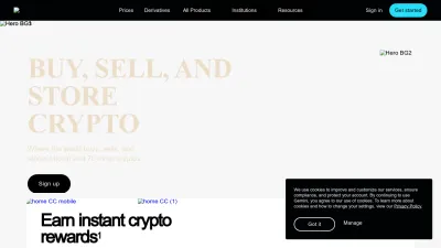 Screenshot preview of gemini.com