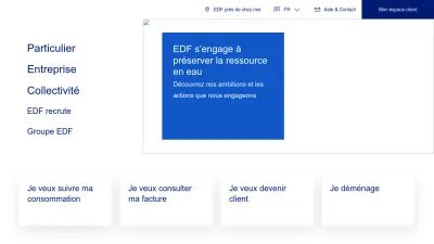 Screenshot preview of edf.fr