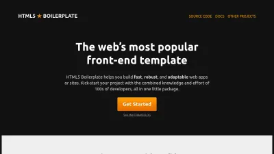 Screenshot preview of html5boilerplate.com