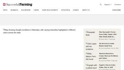 Screenshot of Agriculture.com