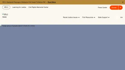 Screenshot preview of splcenter.org