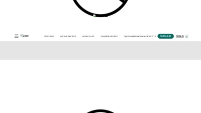 Screenshot preview of thepioneerwoman.com