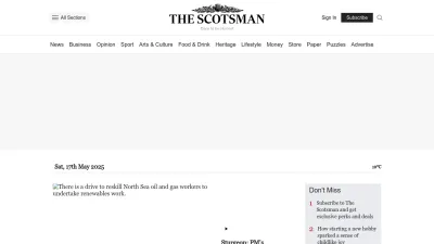 Screenshot of Scotsman.com