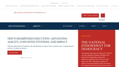 Screenshot preview of ned.org