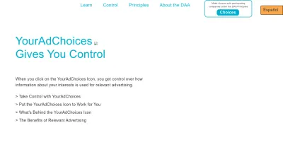 Screenshot of Youradchoices.com