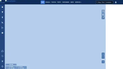 Screenshot of Vesselfinder.com