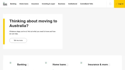 Screenshot of Commbank.com.au