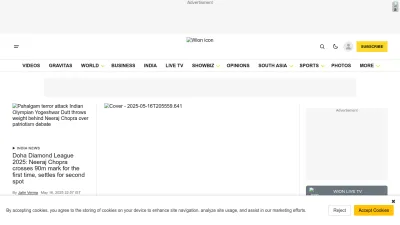 Screenshot preview of wionews.com