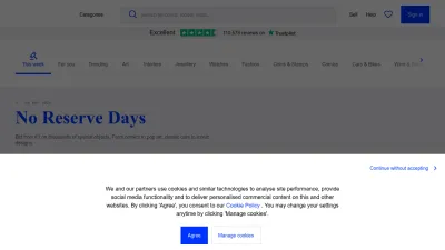 Screenshot of Catawiki.com