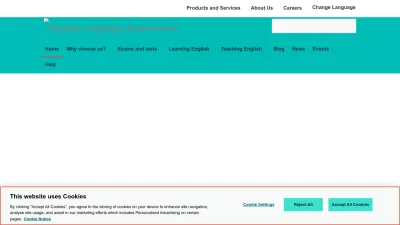 Screenshot of Cambridgeenglish.org