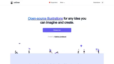 Screenshot preview of undraw.co