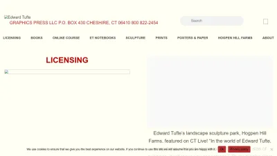 Screenshot of Edwardtufte.com