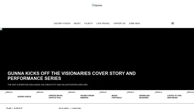Screenshot preview of uproxx.com