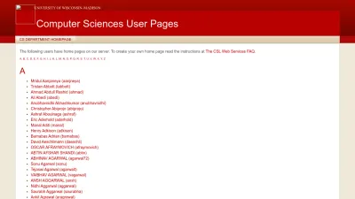 Screenshot of Pages.cs.wisc.edu