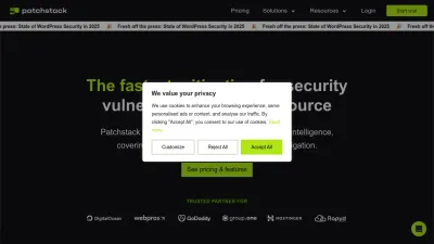 Screenshot of Patchstack.com