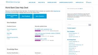 Screenshot of Datahelpdesk.worldbank.org