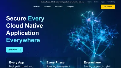 Screenshot of Aquasec.com